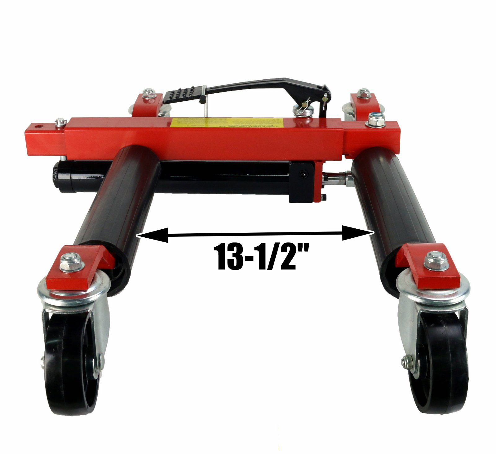 4 Hydraulic Car Wheel Dolly Jack Positioning Hoist 1500lb 13 5" Wide 12